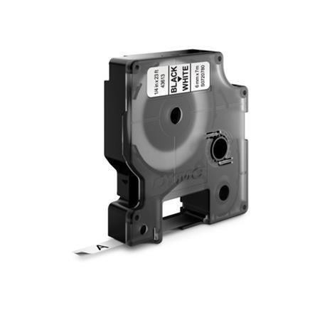 Páska, 6 mm x 7 m, DYMO "D1", bílá-černá