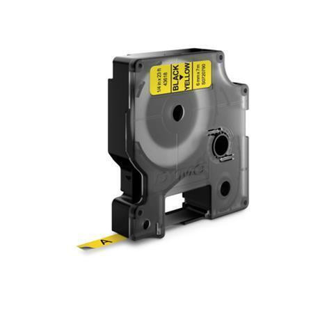 Páska, 6 mm x 7 m, DYMO "D1", žlutá-černá