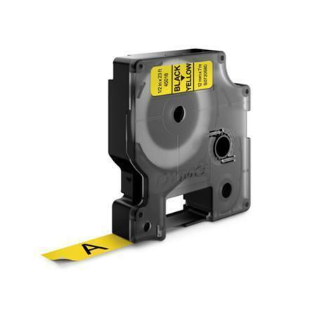 Páska, 12 mm x 7 m, DYMO "D1", žlutá-černá