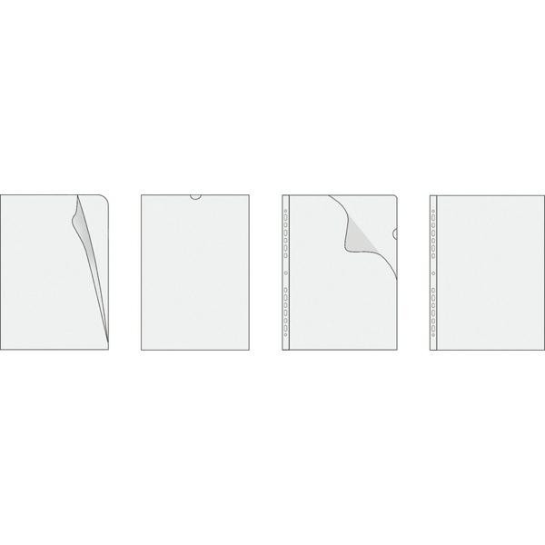 Euroobal U, A4, 105mic, transparentní, Esselte, 100ks