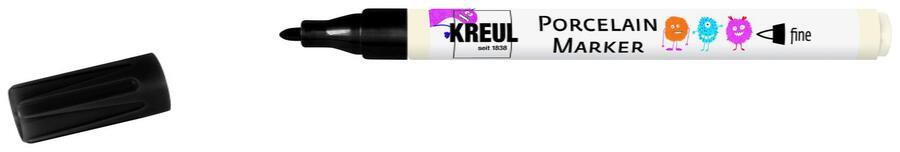 Fix na porcelán, fine, černá, KREUL