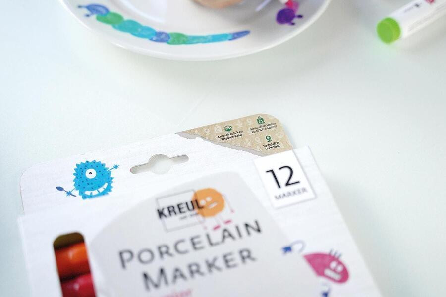 Sada fixů na porcelán "JUNIOR" 12 barev, KREUL