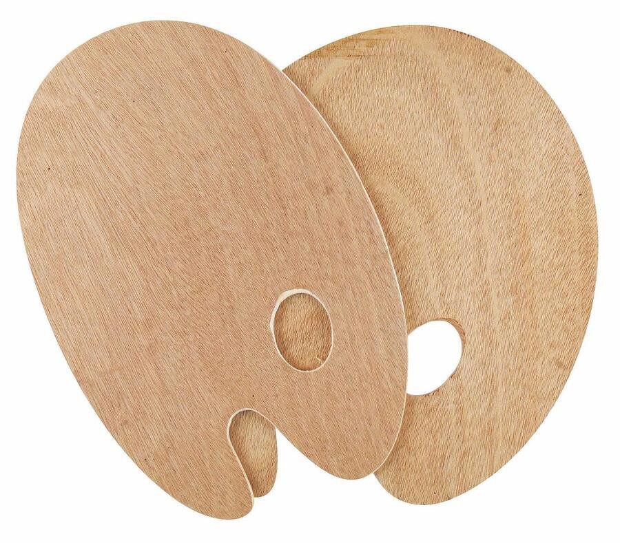 Dřevěná paleta oválná 20 x 30 cm, SOLO GOYA, KREUL