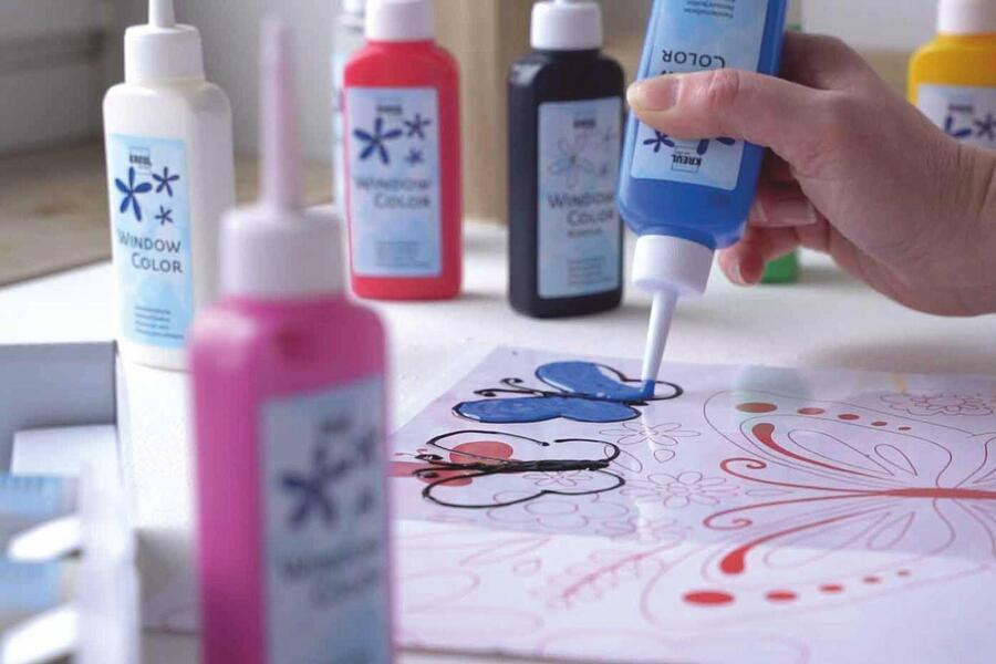 Sada barev na sklo "Window Color XXL", Hobby Line, KREUL