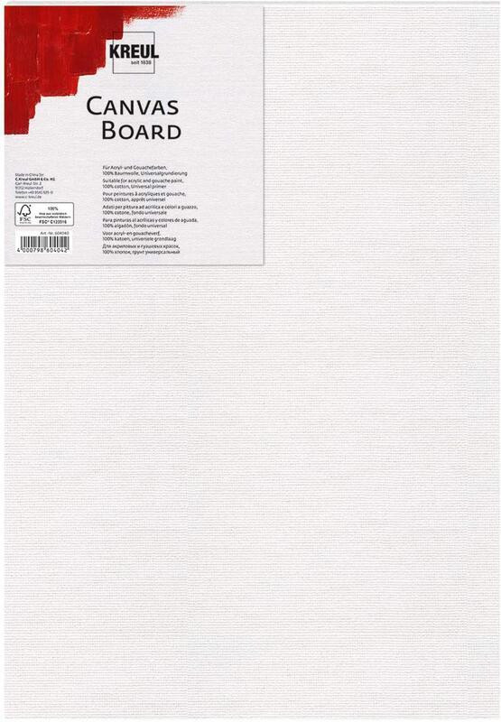 Malířské plátno na desce 13 x 18 cm, KREUL