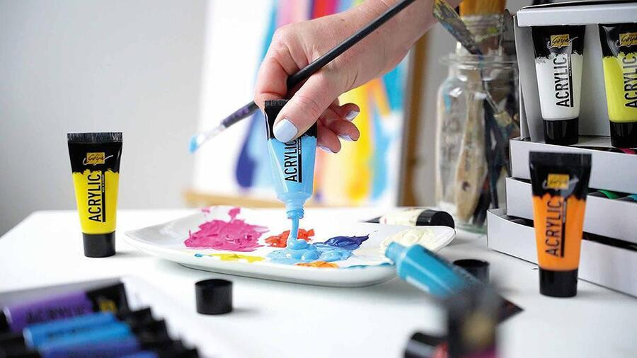 Sada Akrylová barva "SOLO GOYA", 48 barev, 20 ml v tubě, KREUL