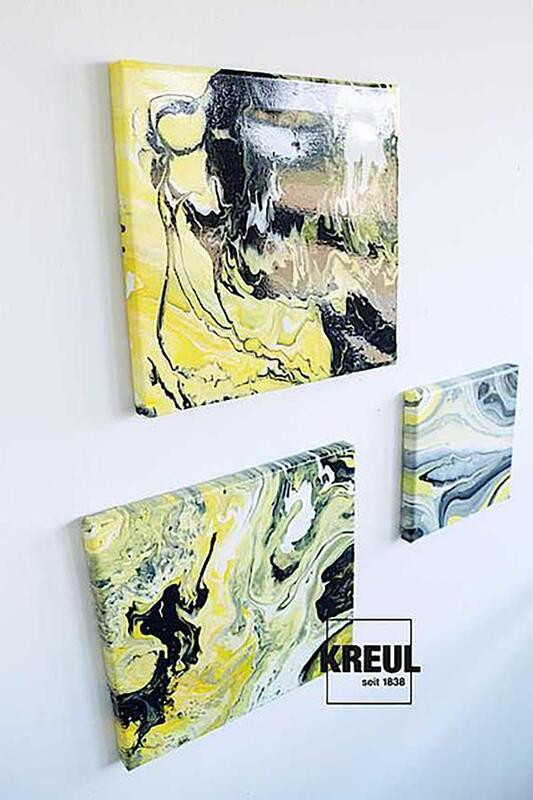 Pouring fluid akrylové médium SOLO GOYA 750 ml, KREUL