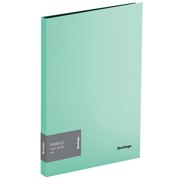Pořadač s pákovou svorkou, A4, 17mm, 700mic, mátový, Berlingo, Instinct