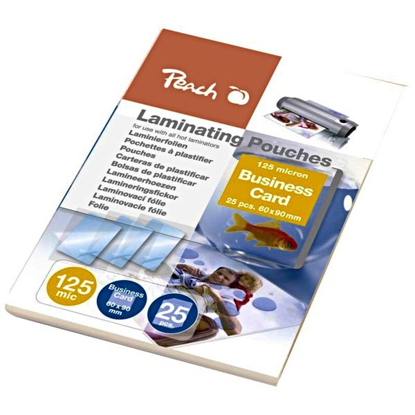 Peach Fólie laminovací, 60 x 90mm, 125mic, termální, 25ks