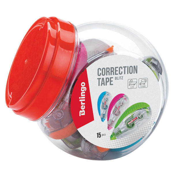 Korektor Berlingo, 5mm, 6m, 15ks, Blitz