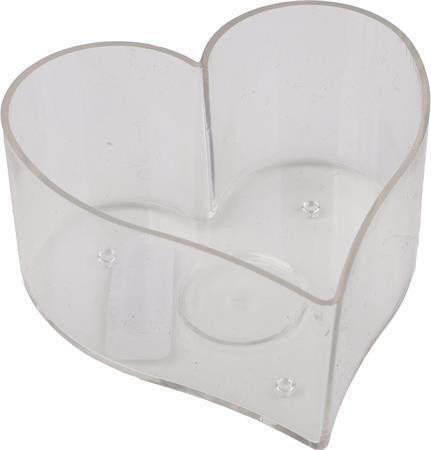 Čajová svíčka, forma, srdce, 5,2 x 2,5 cm