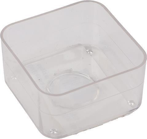 Čajová svíčka, forma, čtverec, 3,7 x 3,7 x 1,8 cm