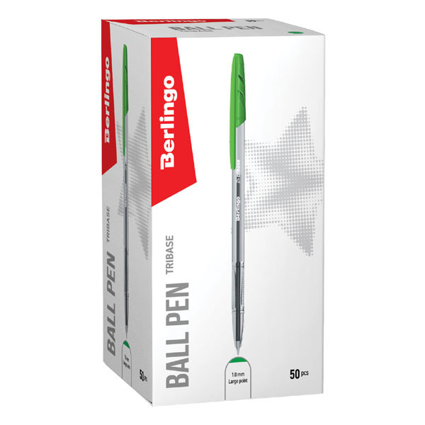 Berlingo, pero kuličkové, zelené, 50ks, 1mm, Tribase, DOPRODEJ