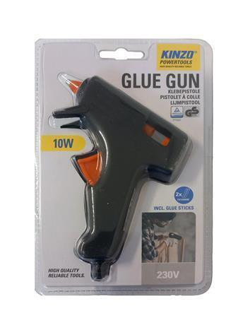 Lepicí pistole, 10 W, 7 mm, se 2 lepicími tyčinkami, KINZO AAF258