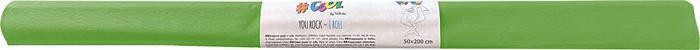 Krepový papír, světle zelená, 50x200 cm, COOL BY VICTORIA