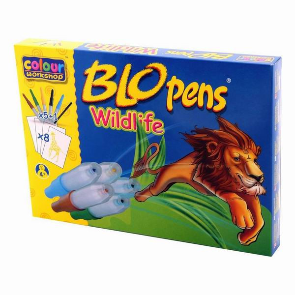 Centropen, foukací fixy 1549, color, 11ks, foukací a klasický zmizík, 6 šablon