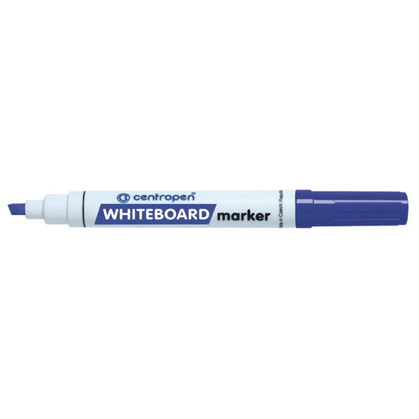 Centropen, whiteboard marker 8569, modrý, 10ks, 1-4,5mm, alkoholová báze, cena za 1ks