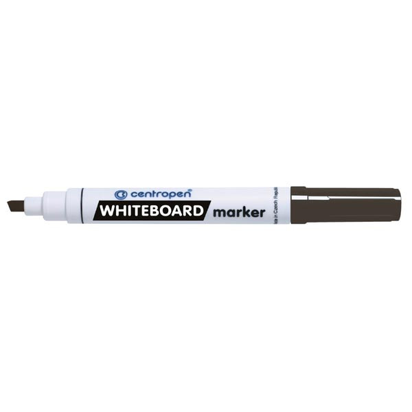 Centropen, whiteboard marker 8569, černý, 10ks, 1-4,5mm, alkoholová báze, cena za 1ks