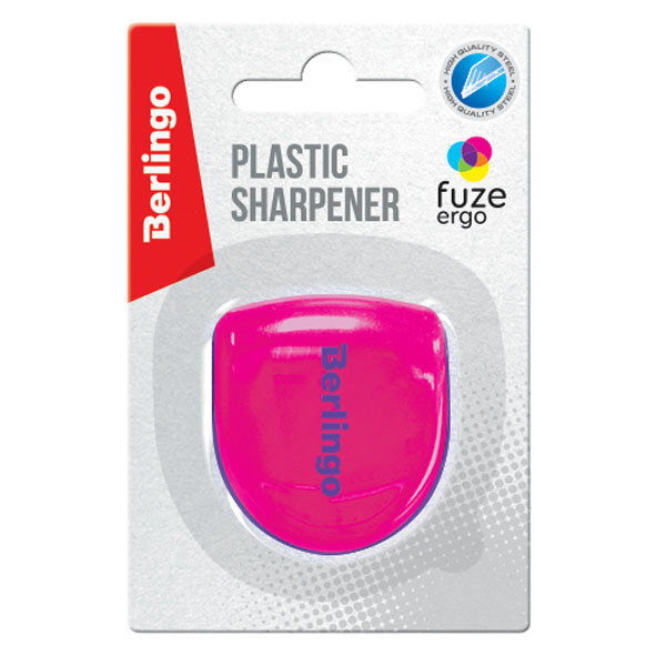 Berlingo, ořezávátko jednoduché Fuze Ergo, color, 24ks