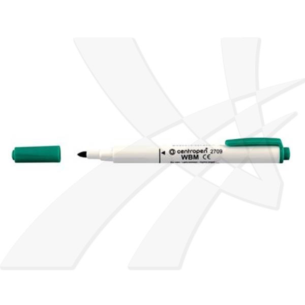 Centropen, Popisovač 2709, zelený, 5ks, 1.8mm, stíratelný, cena za 1ks
