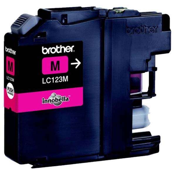 Brother originální ink LC-123M, magenta, 600str.
