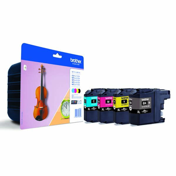 Brother originální ink LC-127XLVALBP, CMYK, 4x1200str.