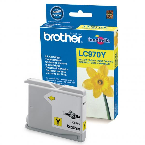 Brother originální ink LC-970Y, yellow, 300str.