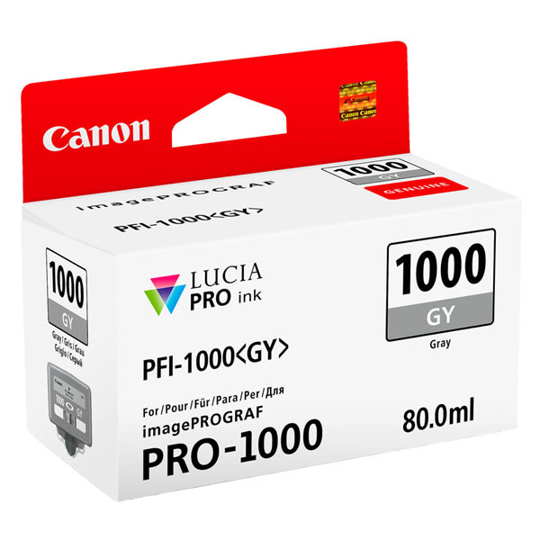 Canon originální ink PFI-1000 GY, 0552C001, grey, 1465str., 80ml, -