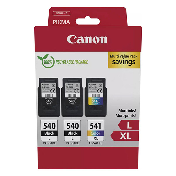 Canon Photo Value Pack originální ink PG-540L*2/CL-541XL, 5224B017, black/color, Multi-pack -