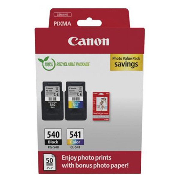 Canon originální ink PG-540/CL-541/GP-501, 5225B013, black/color, Multi-pack -