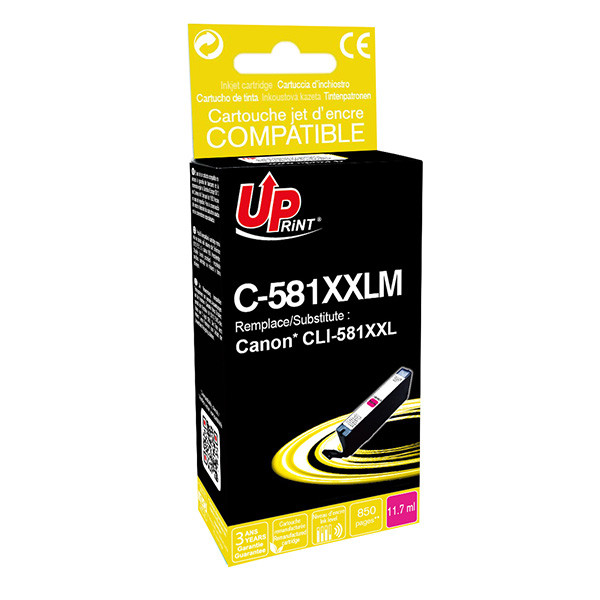 UPrint kompatibilní ink s CLI-581M XXL, C-581XXLM, magenta, 11,7ml, very high capacity