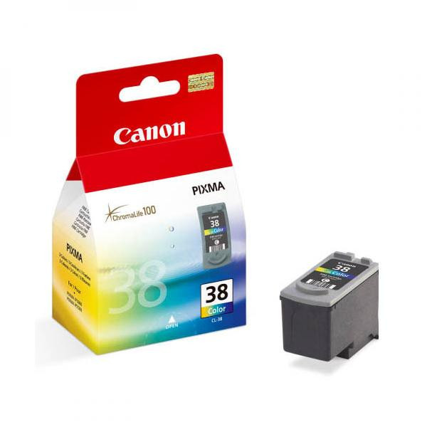 Canon originální ink CL-38, 2146B008, 2146B003, color, blistr s ochranou, 207str., 9ml