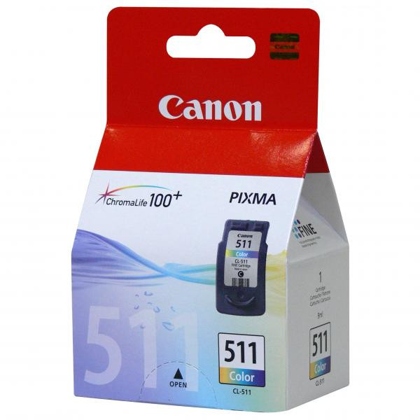 Canon originální ink CL-511, 2972B001, color, 245str., 9ml