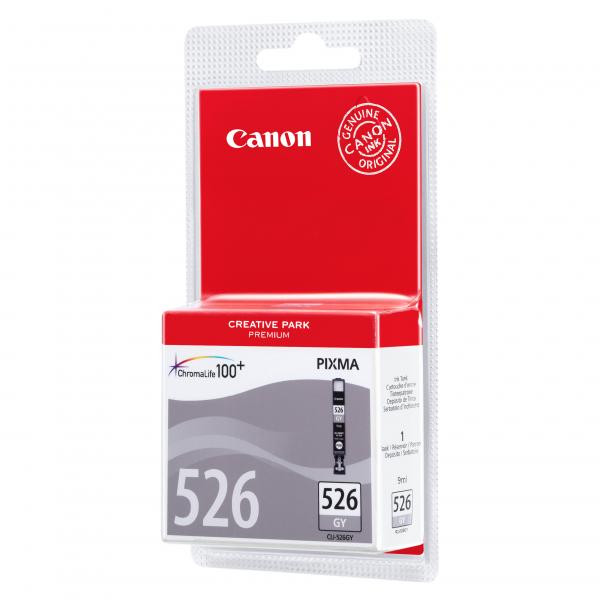 Canon originální ink CLI-526 GY, 4544B001,4544B005, grey, 340str., 9
