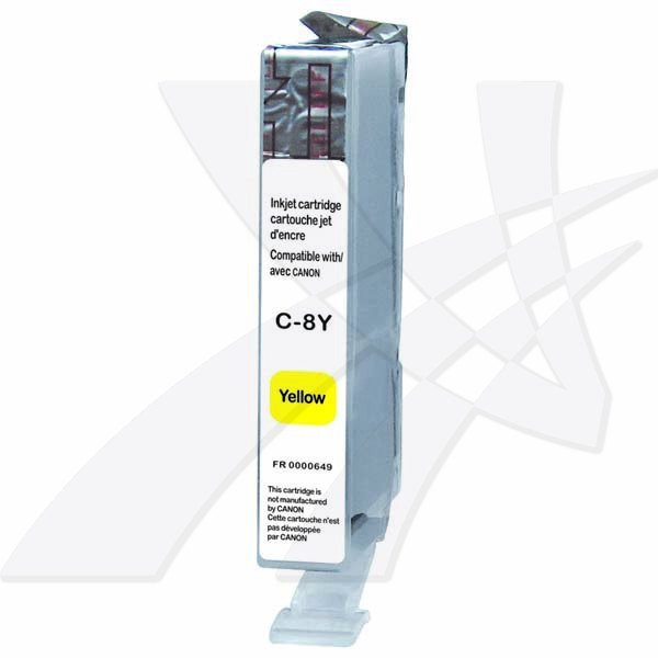 UPrint kompatibilní ink s CLI8Y, C-8Y, yellow, 14ml, s čipem