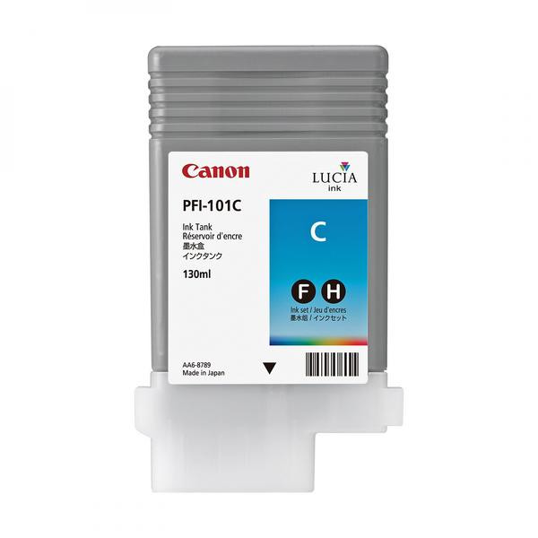 Canon originální ink PFI-101 C, 0884B001, cyan, 130ml