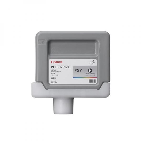 Canon originální ink PFI-302 PGY, 2218B001, photo grey, 330ml