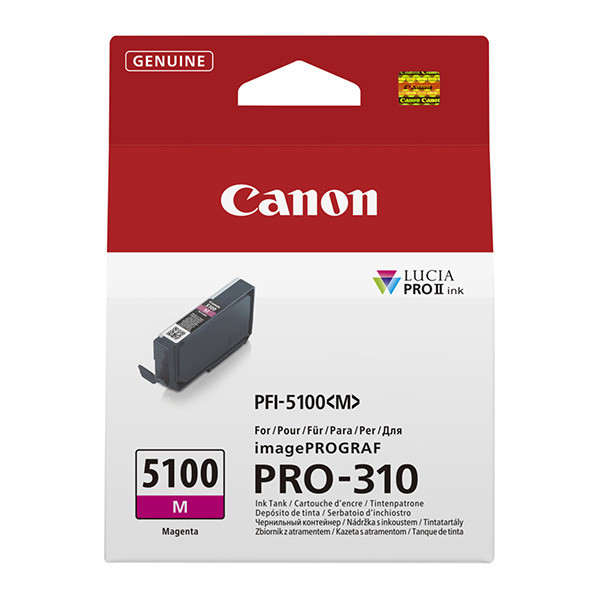 Canon originální ink PFI-5100 M, 6954C001, Magenta