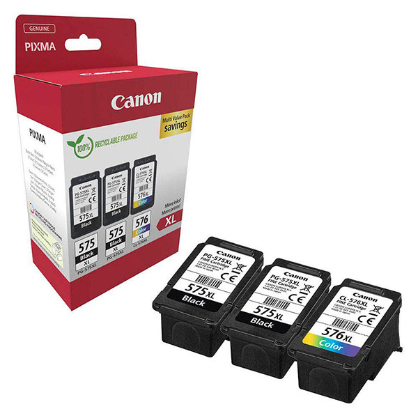Canon originální ink PG-575XL/CL-576XL, 5437C004, CMYK, 2*400/1*300str.