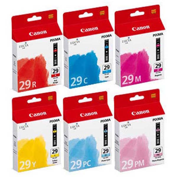 Canon originální ink PGI-29 CMYK/PC/PM/R, 4873B005, CMYK