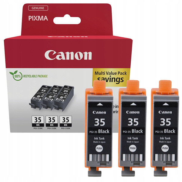 Canon originální ink PGI-35 BK TRIPLE, 1509B028, black