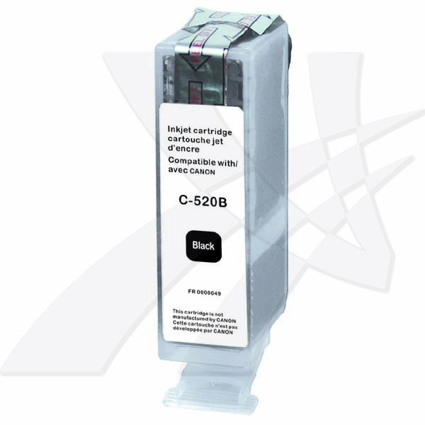 UPrint kompatibilní ink s PGI520BK, C-520B, black, 20ml, s čipem