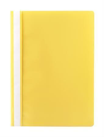 Desky s rychlovazačem, žluté, PP, A4, VICTORIA