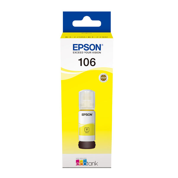 Epson originální ink C13T00R440, 106, yellow, 70ml
