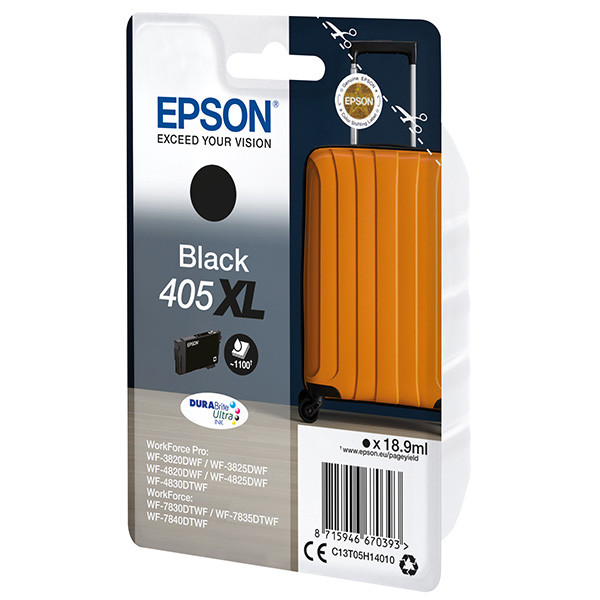 Epson originální ink C13T05H14010, 405XL, black, 1x18.9ml