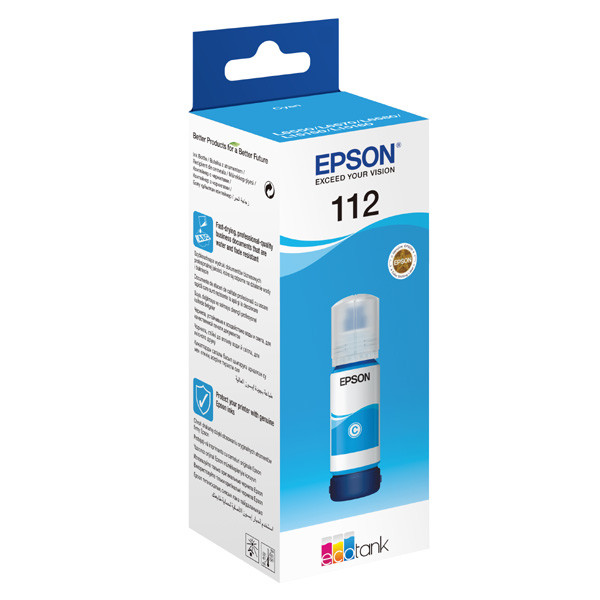 Epson originální ink C13T06C24A, 112, cyan