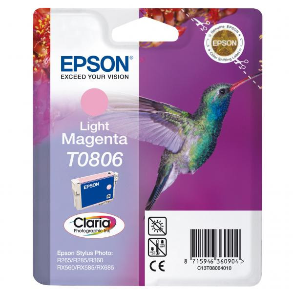 Epson originální ink C13T08064011, light magenta