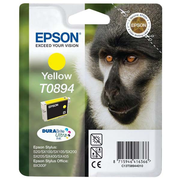Epson originální ink C13T08944011, yellow, 3,5ml