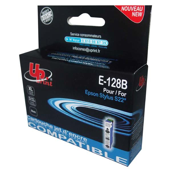 UPrint kompatibilní ink s C13T12814010, E-128B, black, 200str., 10ml