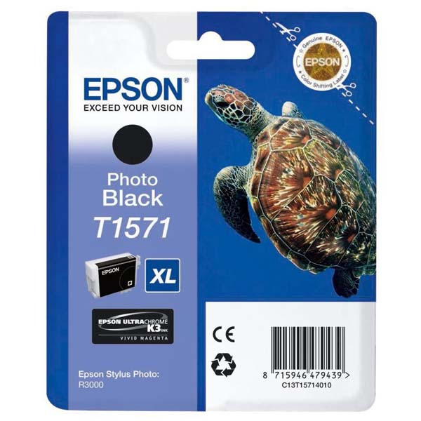 Epson originální ink C13T15714010, photo black, 25,9ml